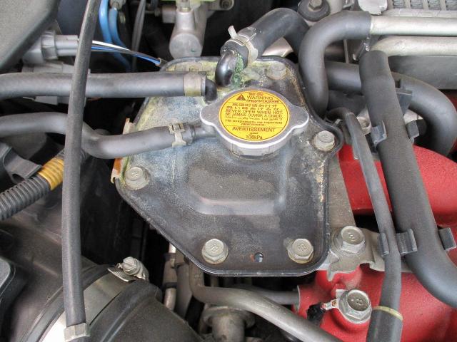 スバル インプレッサ GDB ウオータータンク交換 水漏れ修理 ホース交換