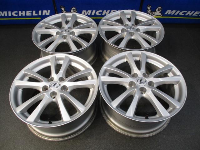 レクサス IS純正 18×8J+45/8.5J+50 5H/114.3 LEXUS/高級車/純正