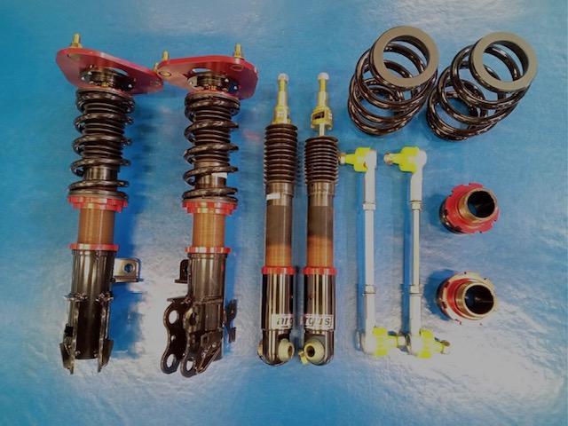 50プリウス 車高調取付け ラルグス車高調 ワークホイール VSXV