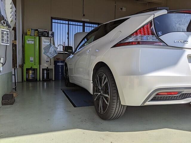 ZF2 CR-Z ショックス プリング交換 アライメント調整～ 福岡県 北九州