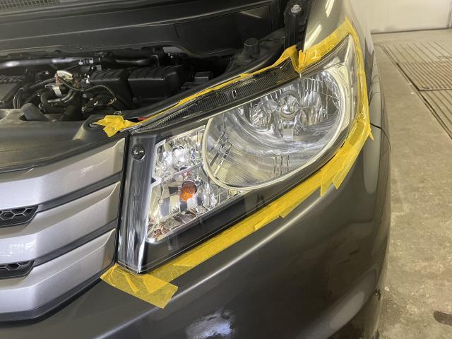 フリード GB3 ヘッドライト GB3 黄ばみ 曇り クリア塗装 唐津市 玄海町