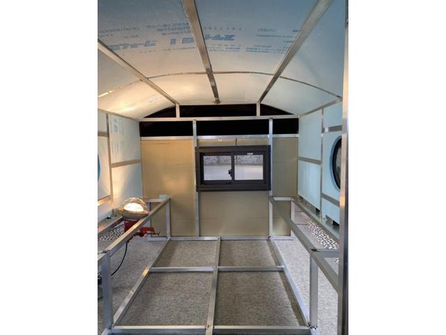 アルミ加工の技術力 軽トラ荷台 ボックス フレーム 軽トラキッチンカー