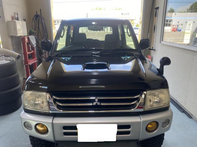 三菱 パジェロミニ H58A KeePer ヘッドライトクリーン＆プロテクト施工