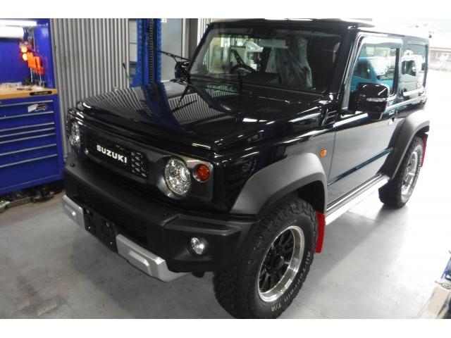 ジムニーシエラリフトアップ作業JB74W JB64Wリフトアップ香川県