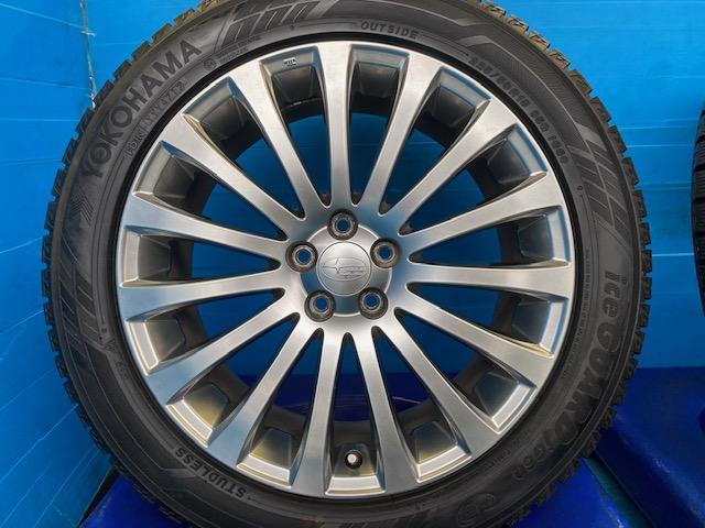 レガシィ純正18インチスタッドレスセットです。 タイヤサイズを変更