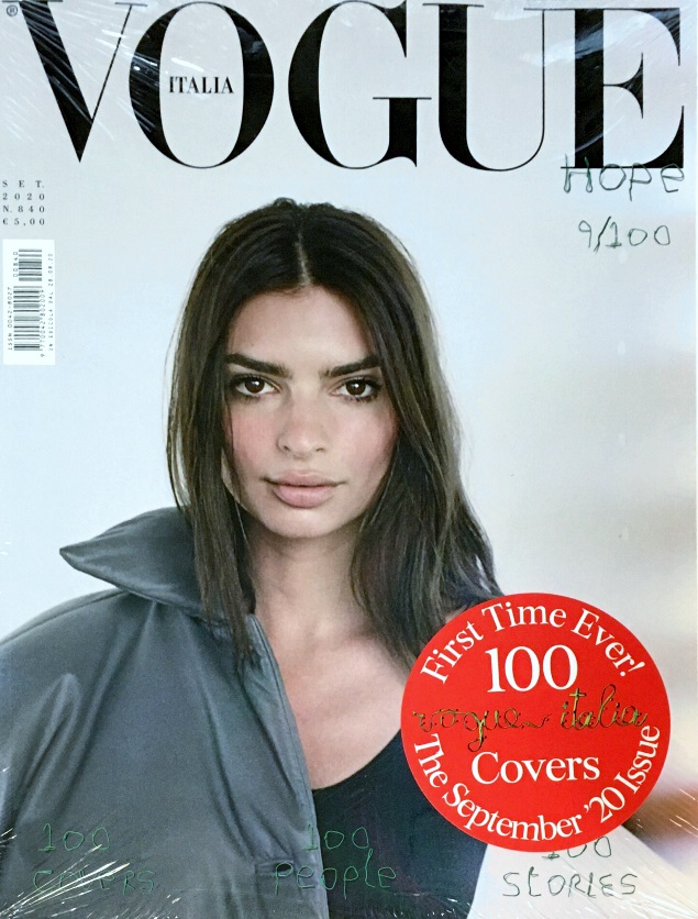 Vogue Italia Magazine September 2020 EMILY RATAJKOWSKI Cover 9 of