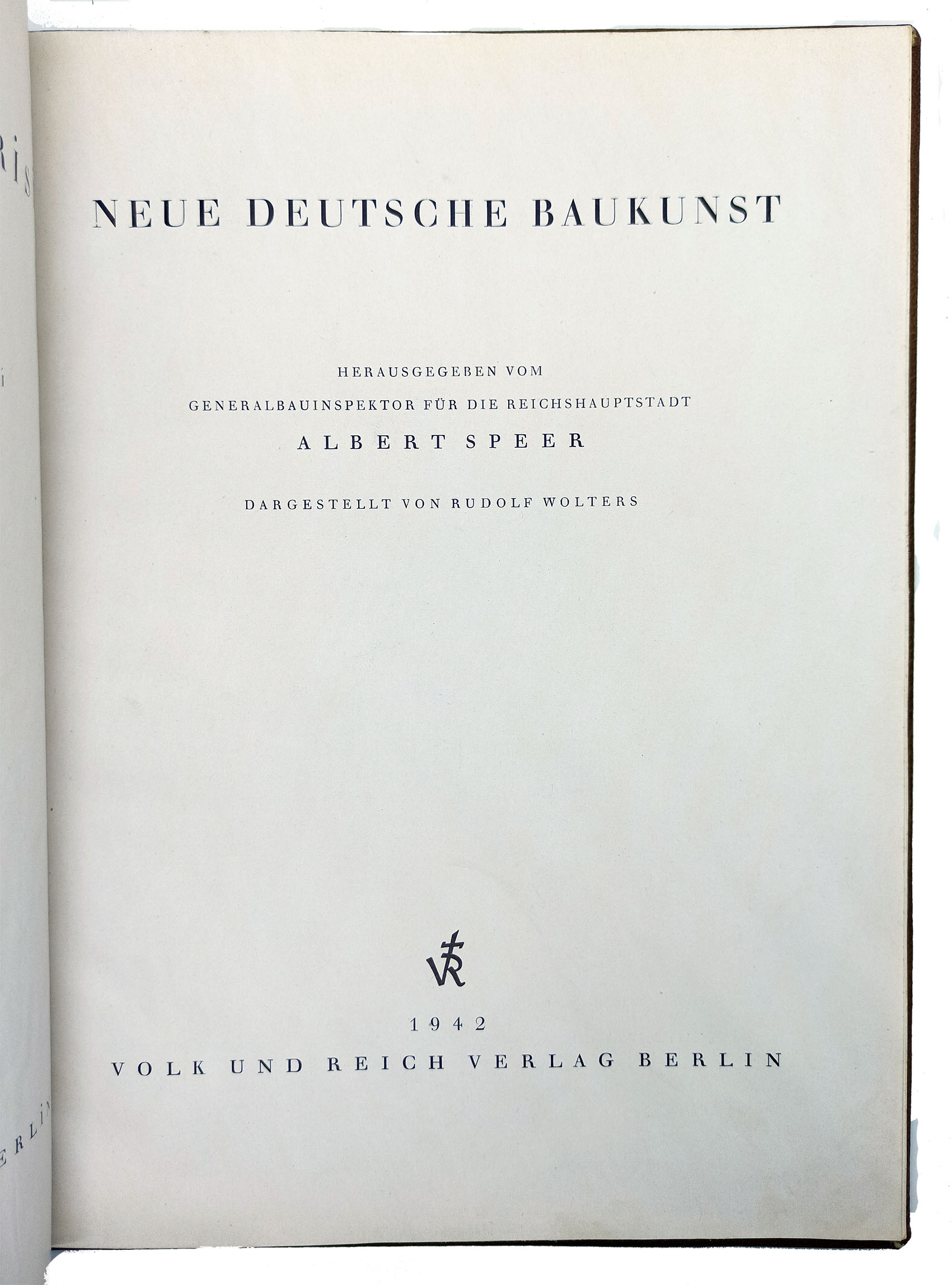 PROPAGANDA / NAZI GERMANY] Yeni Alman mimarisi.= Neue Deutsche