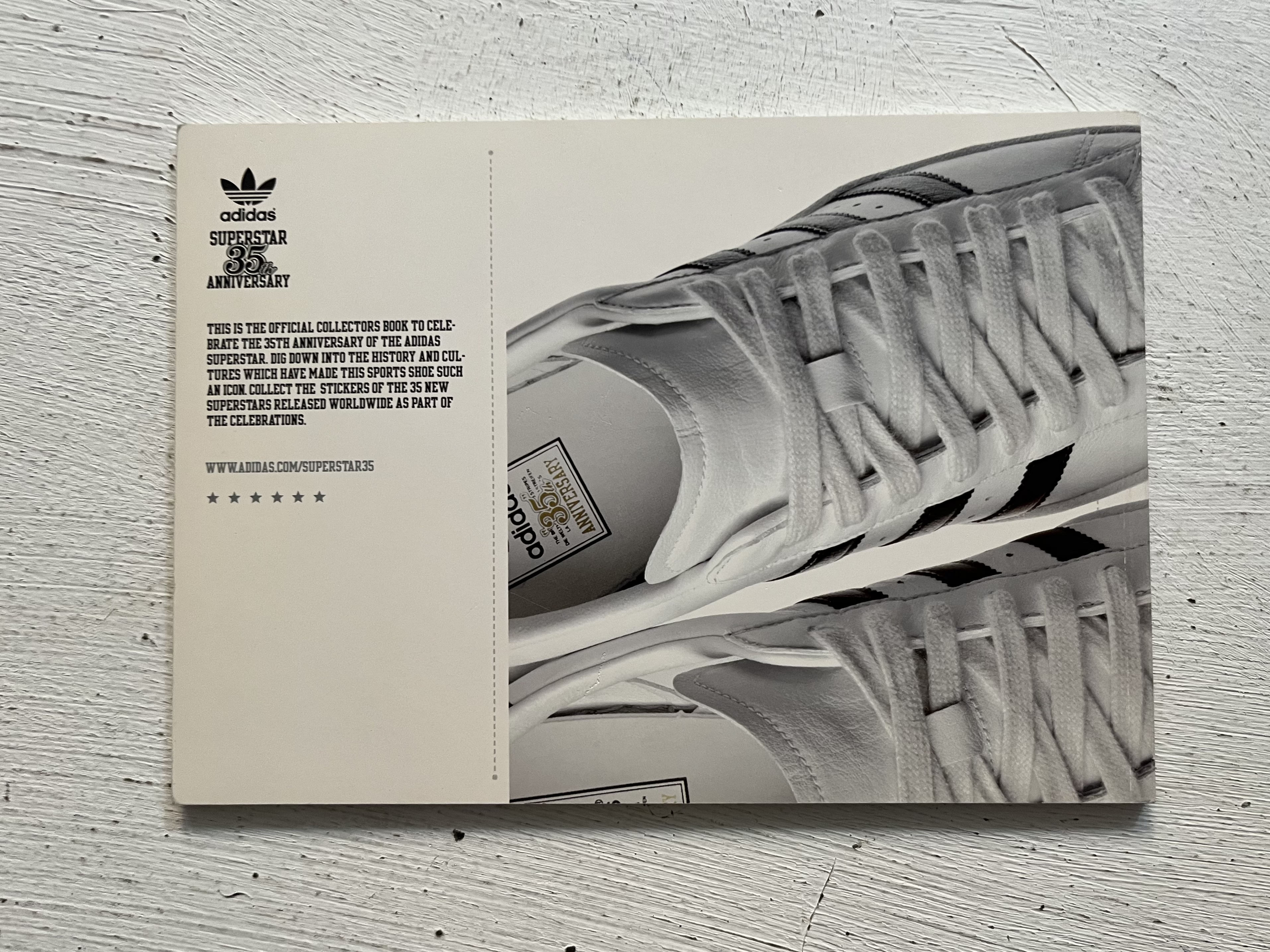 Adidas Superstar 35th Anniversary Collector's Book by Adi Dassler