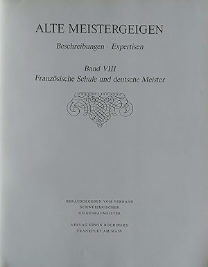 Alte Meistergeigen - AbeBooks