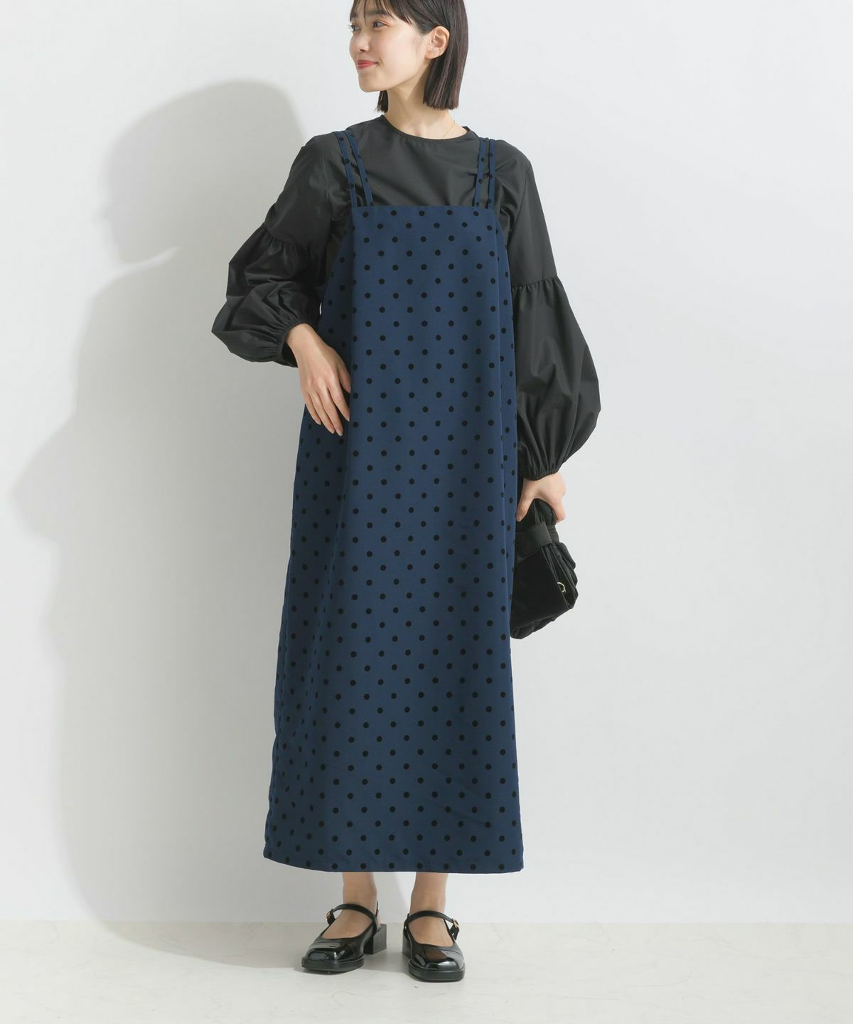 フロッキードットロングキャミワンピース | PICCIN (ピッチン) 公式通販