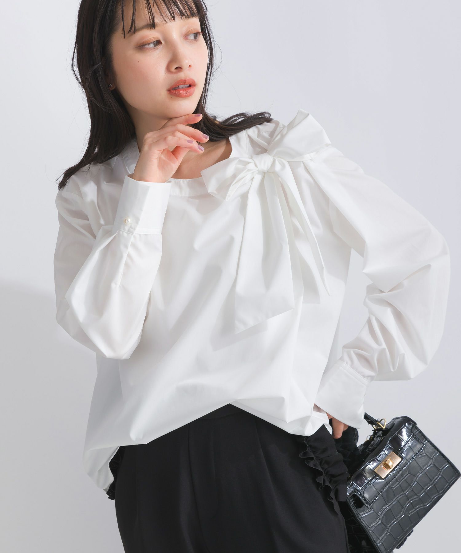 ショルダーリボンブラウス | PICCIN (ピッチン) 公式通販