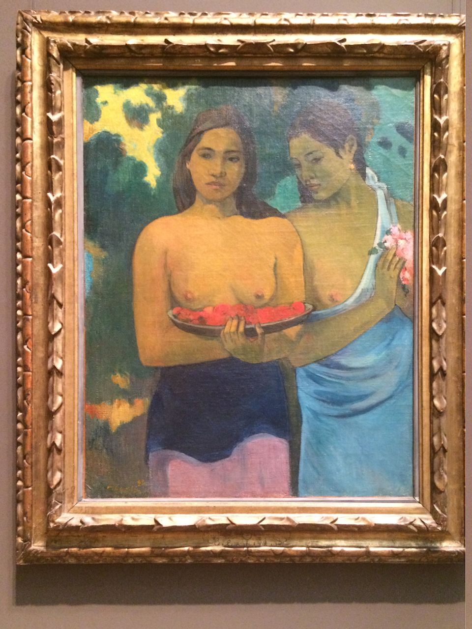 Pichori NY：メトロポリタン美術館、ゴーギャンの2人のタヒチアン女性