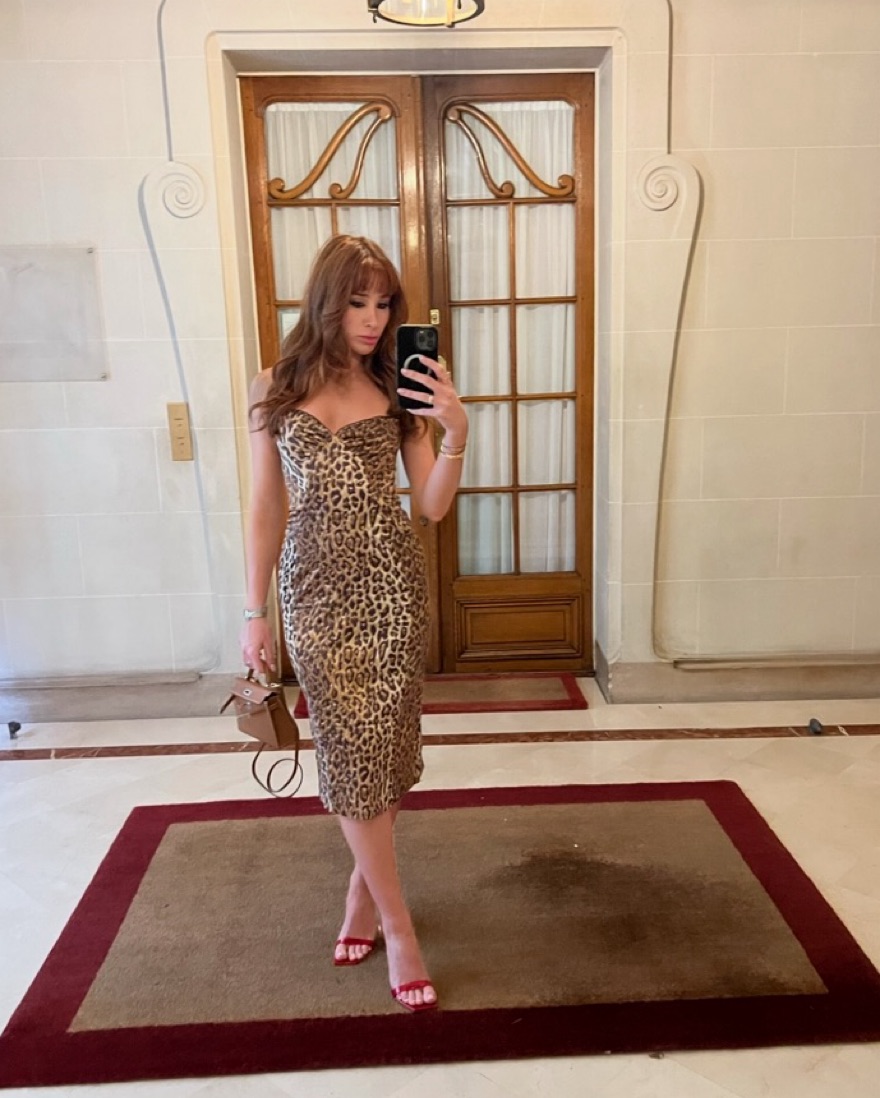 Vintage D&G Animal Print Slip Dress by Dolce + Gabbana - Pickle