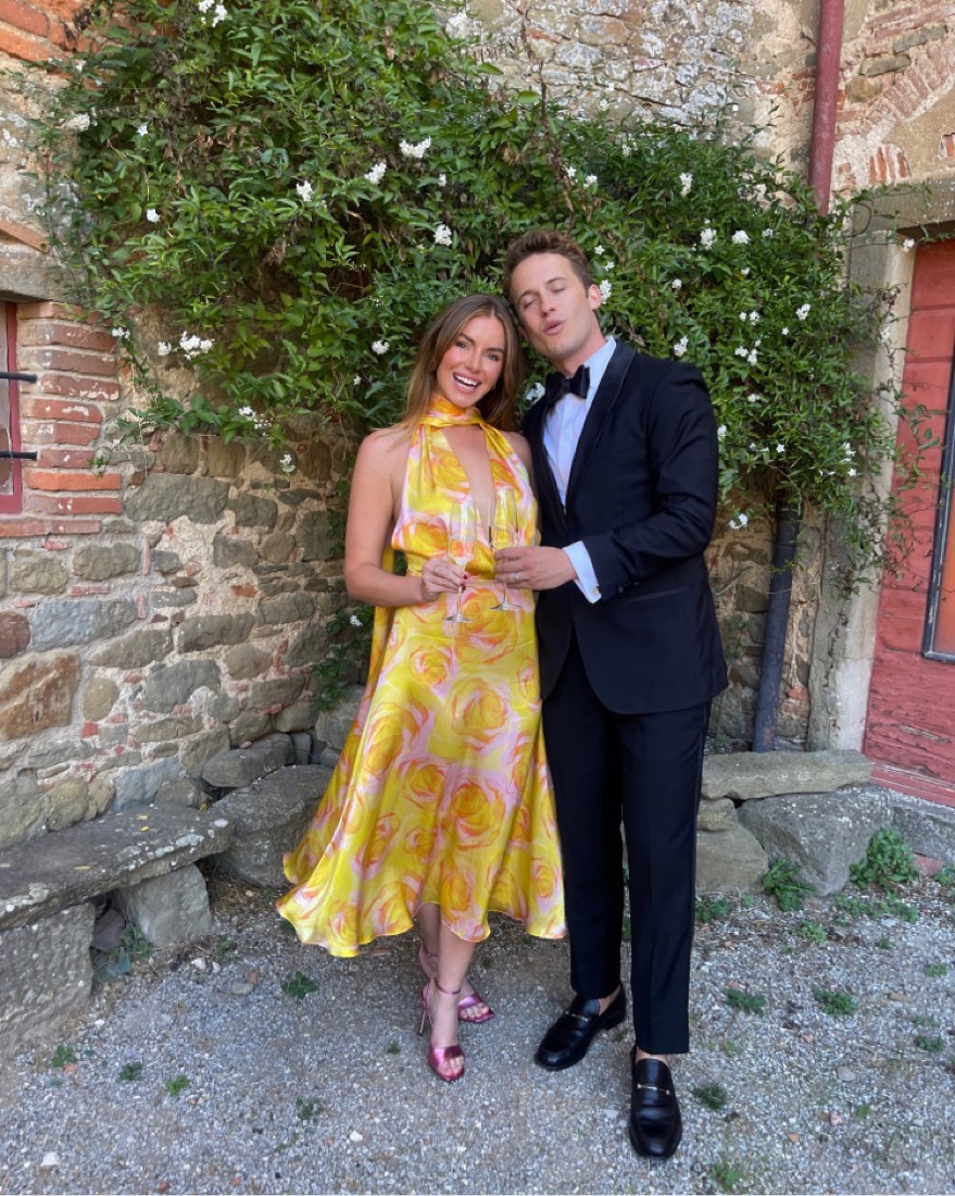 Mirae Paris Camilla Wild Roses Dress by Mirae - Pickle