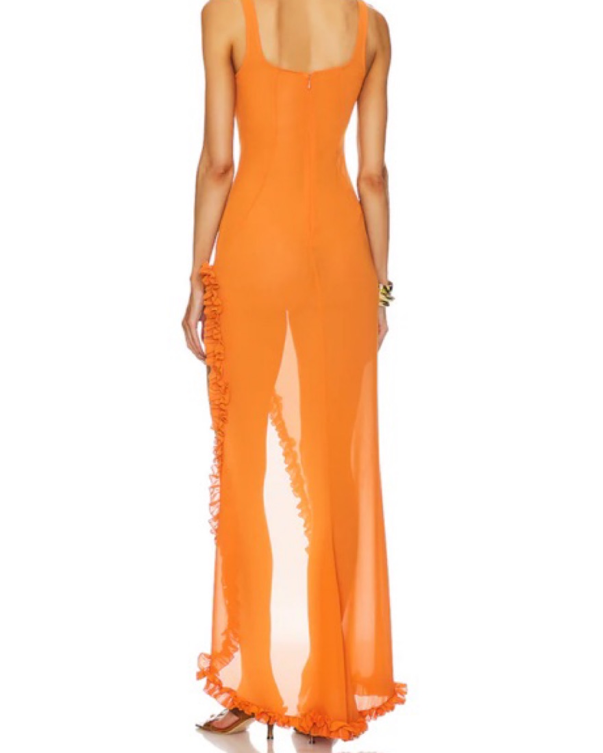 Helsa Revolve Orange Dress by Helsa - Pickle