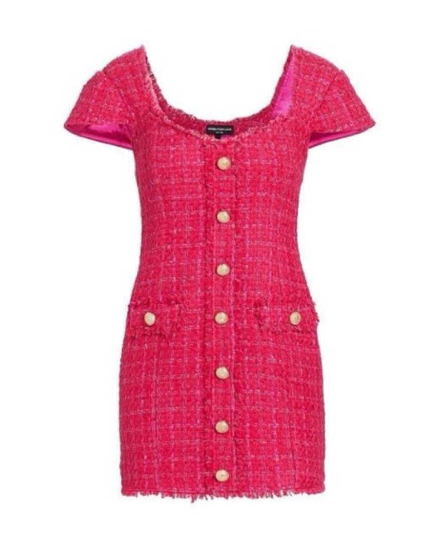 Generation Love Red Tweed Dress by Generation Love - Pickle