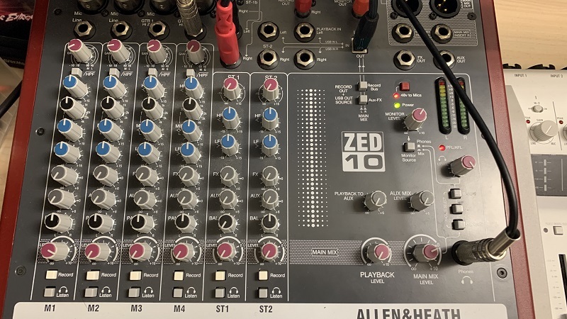 ミキサー】ゲインとレベルの違いって何？【ALLEN＆HEATH ZED-10