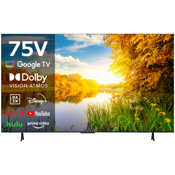 TCL 75V7A [75型 地上・BS・CSデジタル 4Kチューナー内蔵 スマート液晶