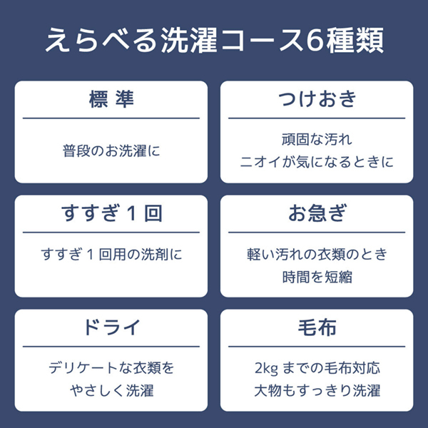 アイリスオーヤマ IAW-T605BL-B ブラック [全自動洗濯機(6.0kg