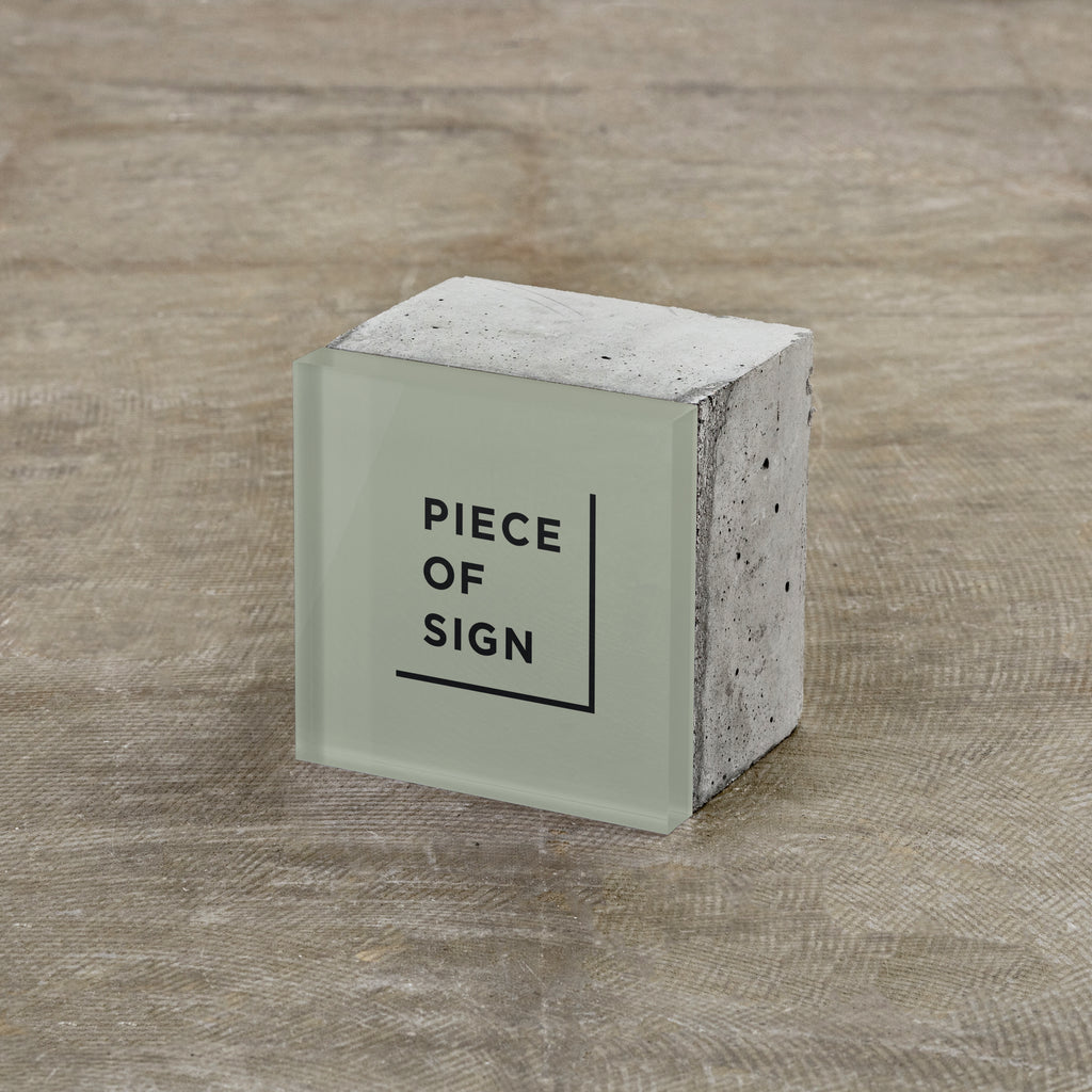 ACRYLIC PLATE ブロックサイン