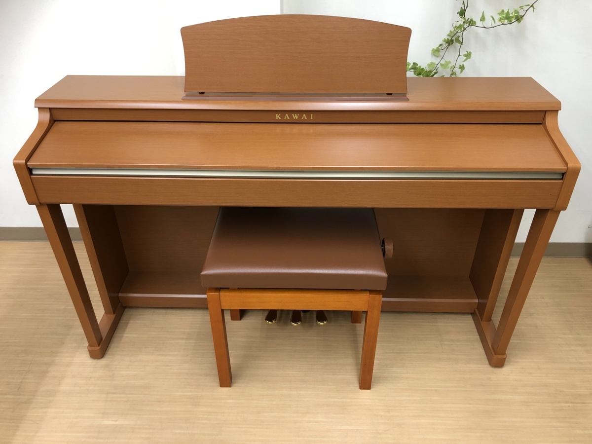 電子ピアノ KAWAI CN24C 2014年製 中古 椅子付き チェリー調 ブラウン