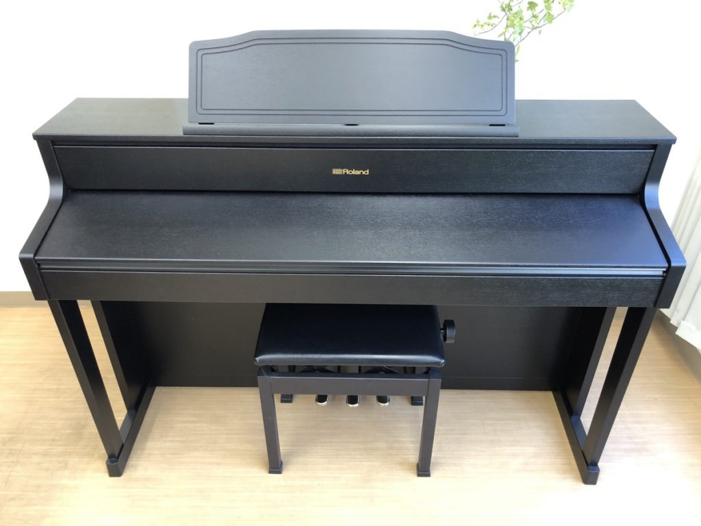 電子ピアノ Roland HP605-GP 2016年製 椅子付き 中古 木製鍵盤