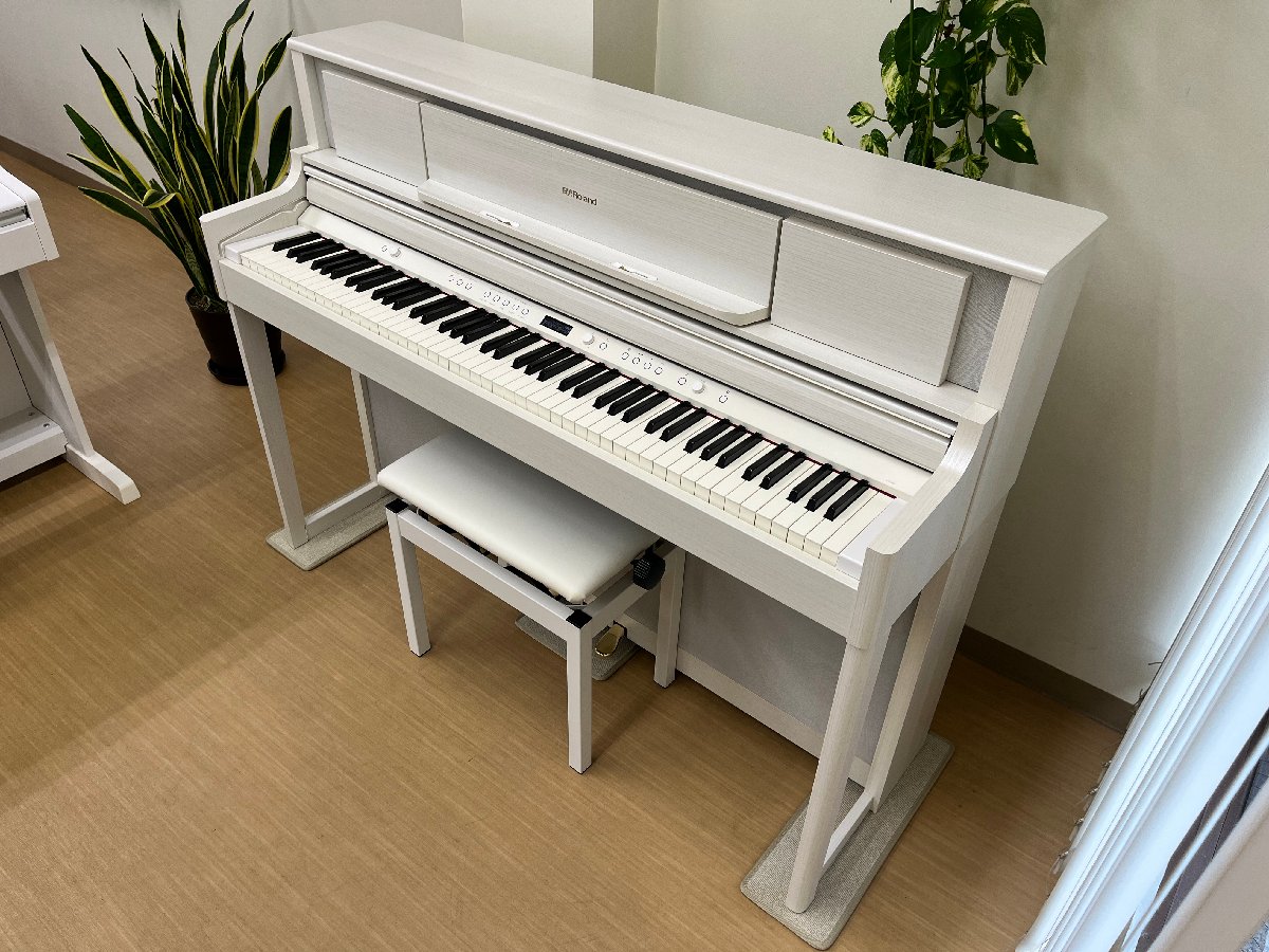 Roland LX705GP-SR 19年製 中古 電子ピアノ 木製鍵盤 椅子付き