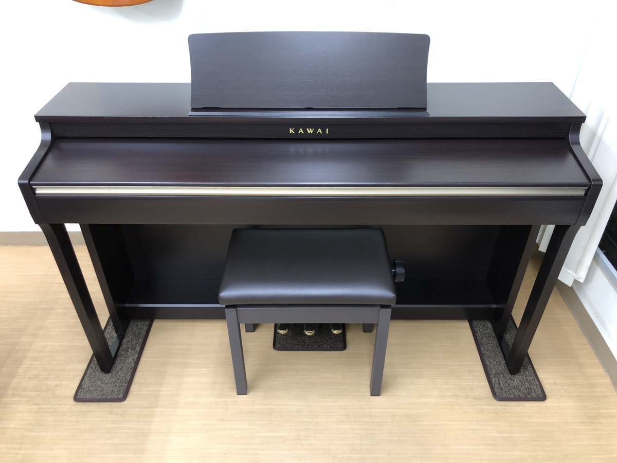 KAWAI CN27R 18年製 中古 電子ピアノ 椅子付き ローズウッド調