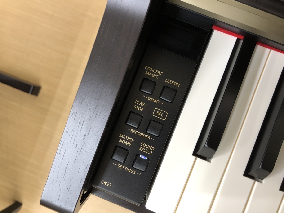 KAWAI CN27R 18年製 中古 電子ピアノ 椅子付き ローズウッド調