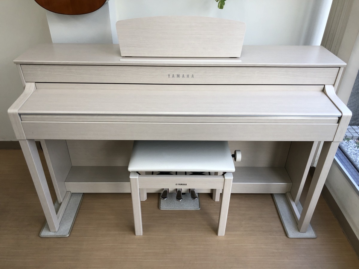 YAMAHA CLP-535WA 中古 電子ピアノ 15年製 クラビノーバ ホワイト