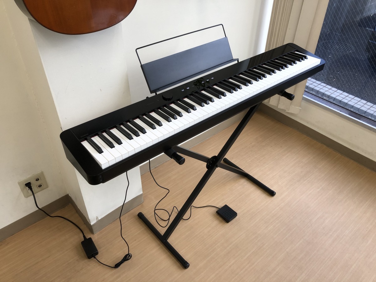 CASIO PX-S1000BK 2020年製 中古 電子ピアノ スタンド付き ブラック 黒