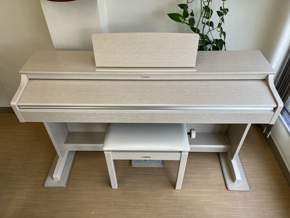 YAMAHA YDP-163WA 2017年製 中古 電子ピアノ 椅子付き アリウス