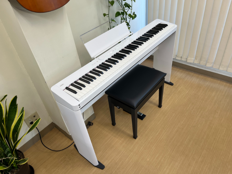 CASIO PX-S1100WE 22年製 中古 電子ピアノ ホワイト 椅子付き
