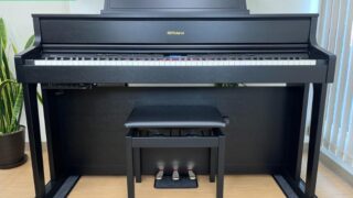 Roland HP605-GP 18年製 中古 電子ピアノ 木製鍵盤 ローランド