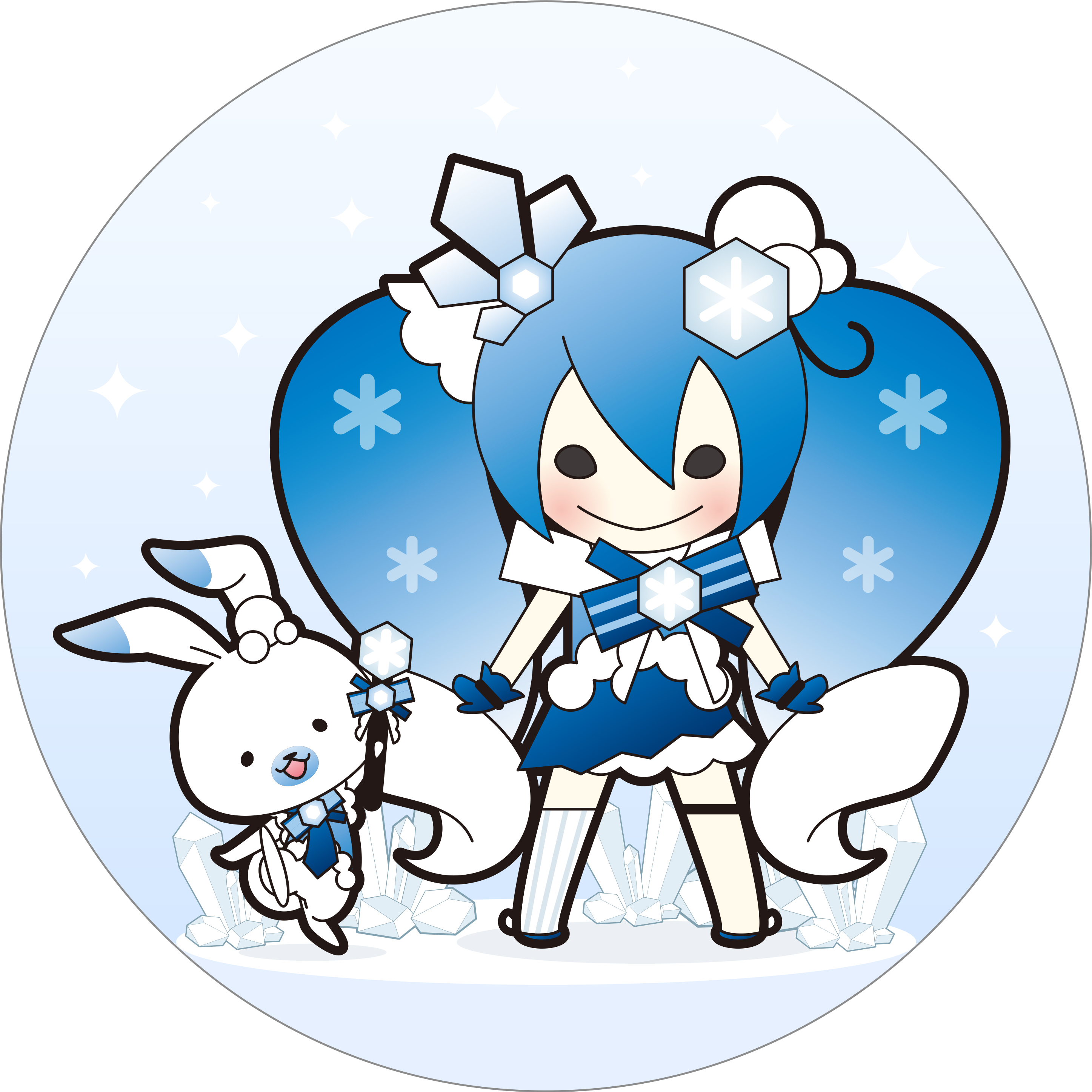 SNOW MIKU 2025×ピアプロ「雪ミクたちで彩る『キラキラスノードーム