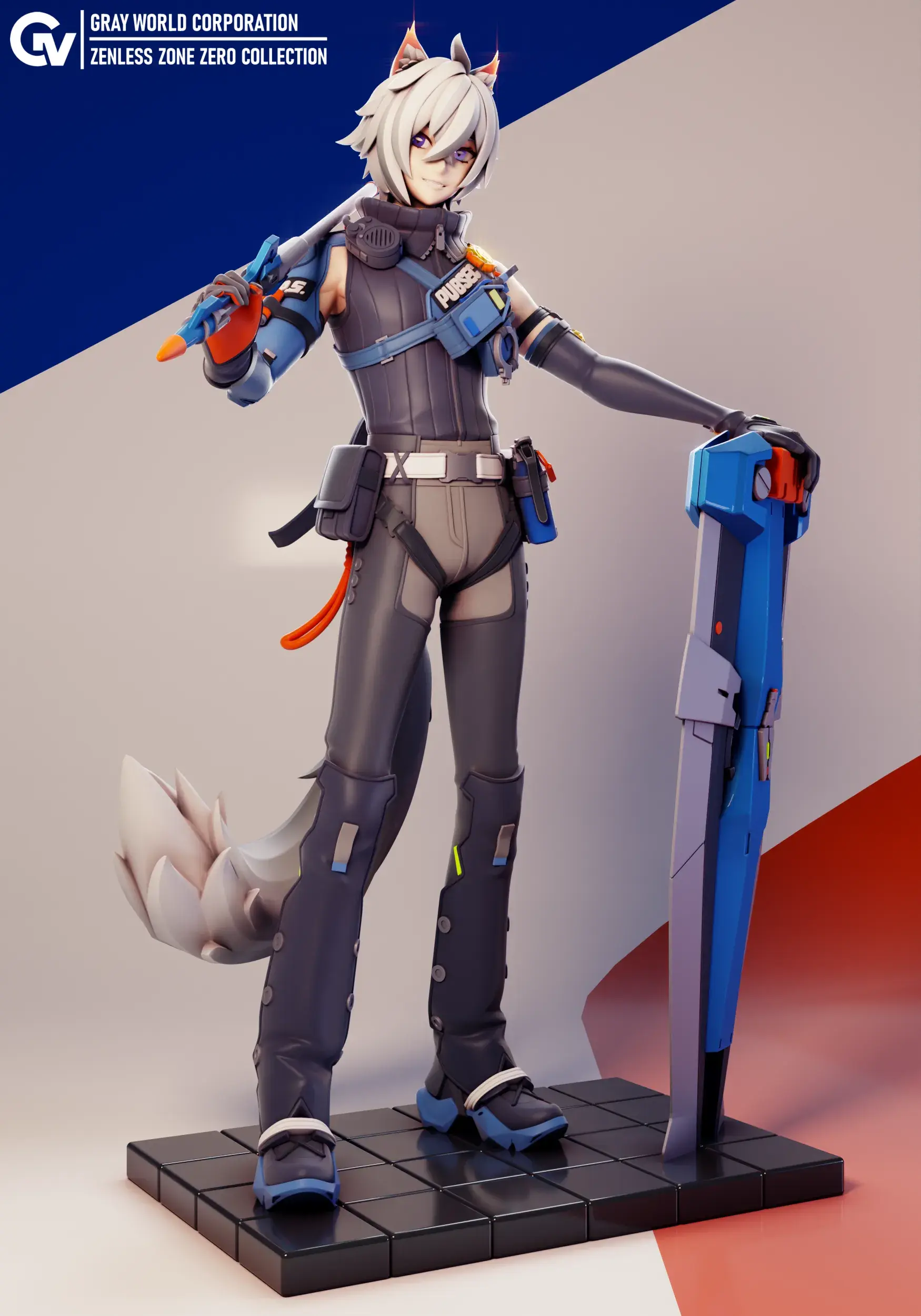 Seth Lowell | Zenless Zone Zero | 3D models download | Creality Cloud