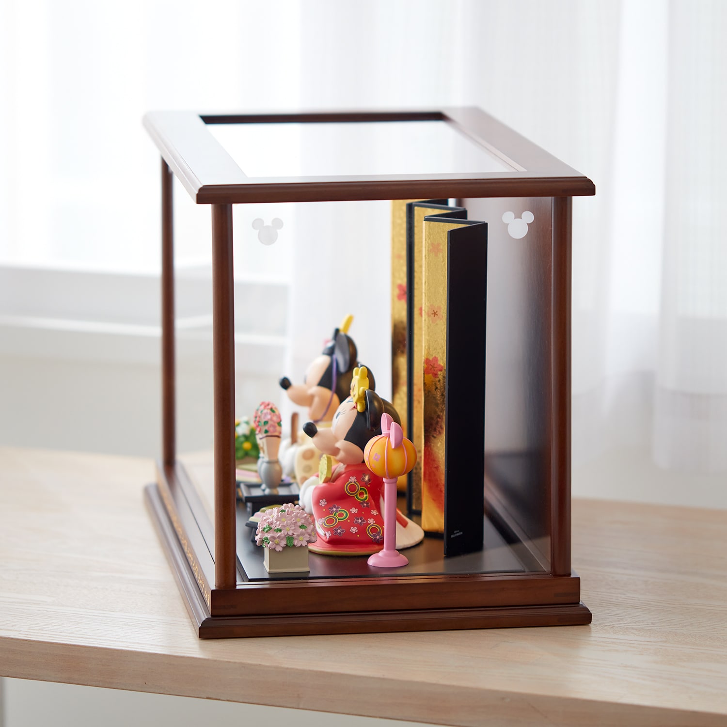 親王飾り専用ケース「ミッキーモチーフ」（ディズニー インテリア雑貨