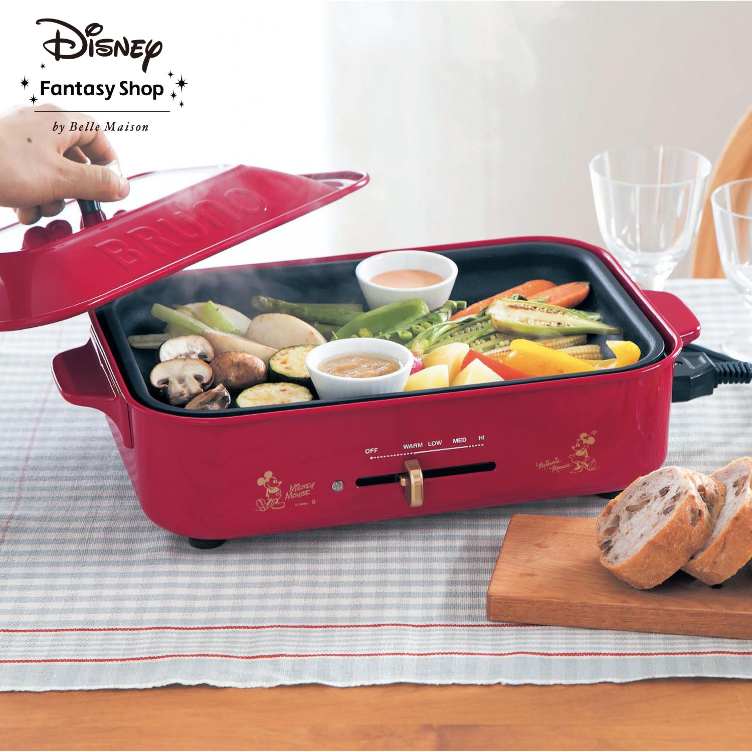 コンパクトホットプレート／BRUNO（選べるキャラクター