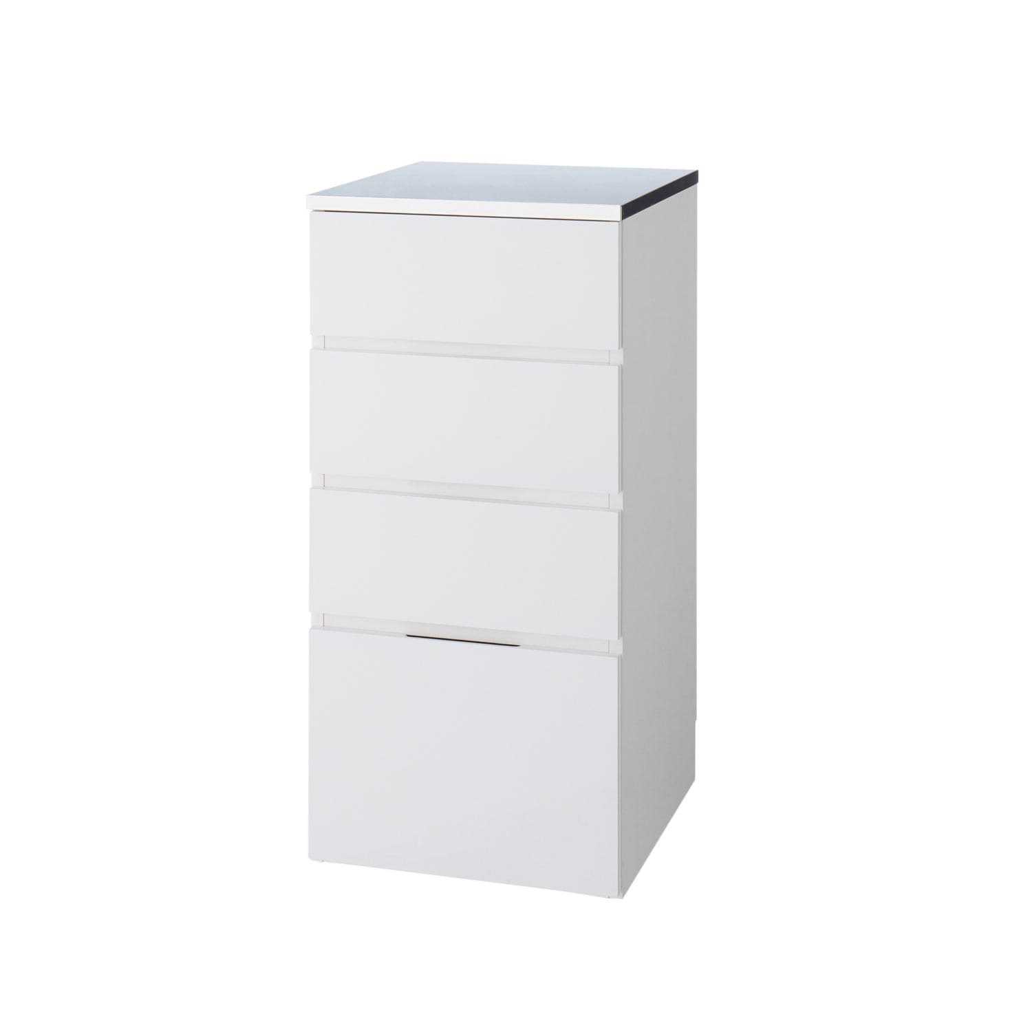 日本製］ステンレス天板のサニタリーチェスト（幅25／30／35