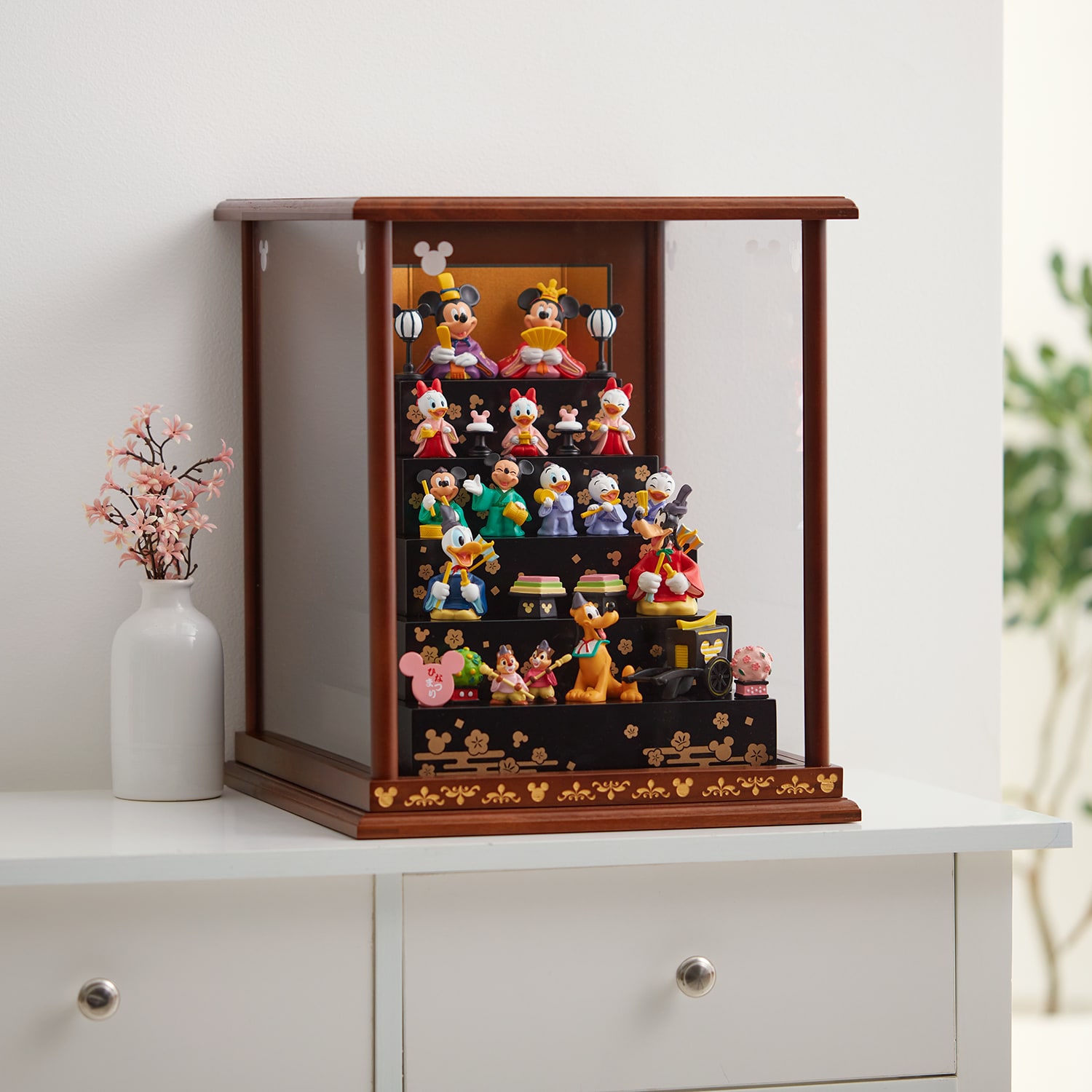 おひなさま専用ケース「ミッキーモチーフ」（ディズニー タンス