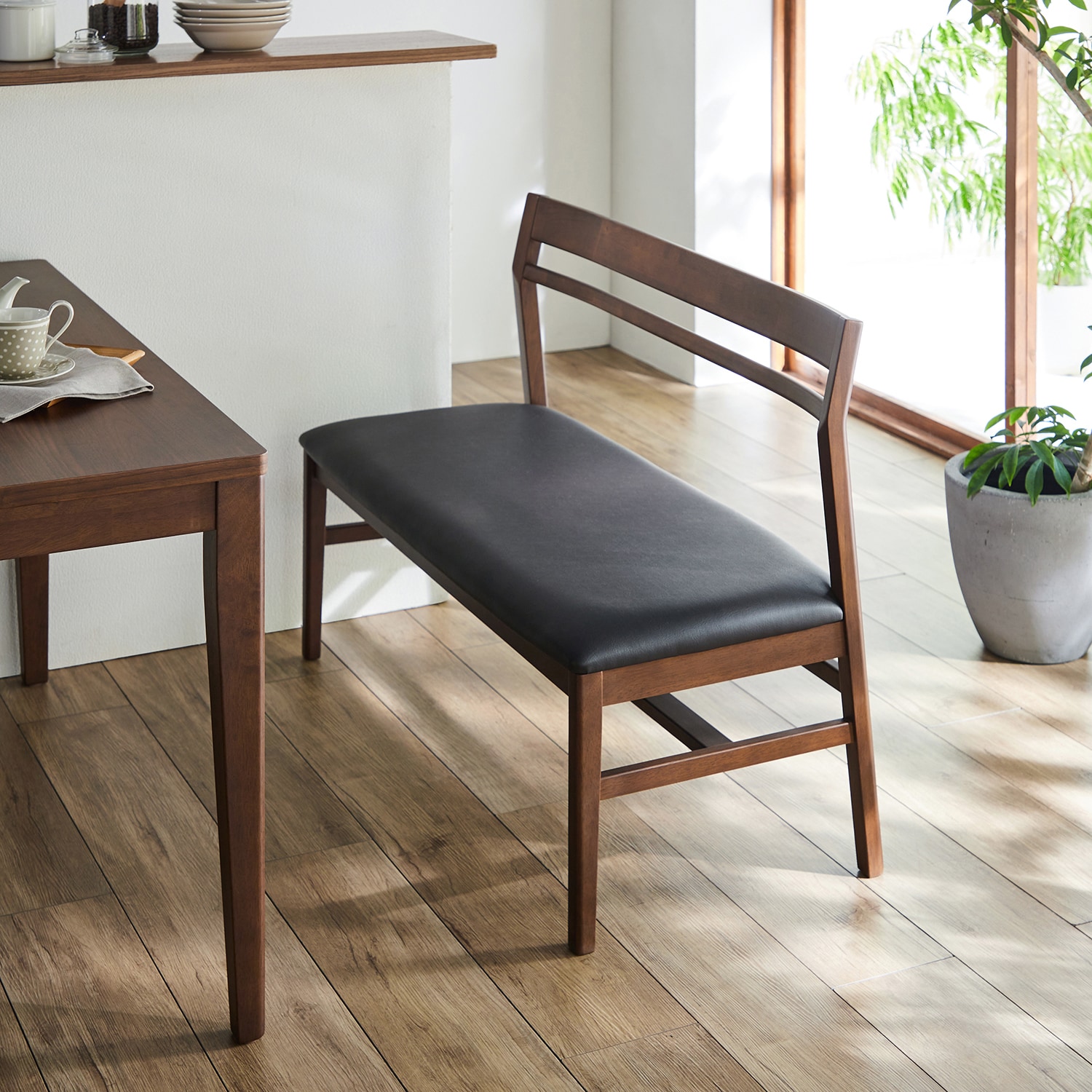 ダイニングベンチ（ダイニングチェア/ソファー/ベンチ）｜(BELLE