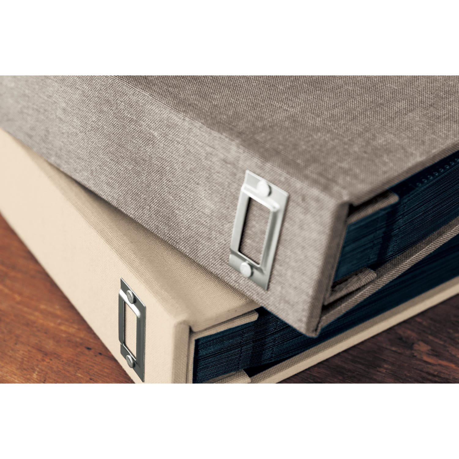 生地張り表紙の400枚収納写真アルバム（育児日記/ベビーアルバム