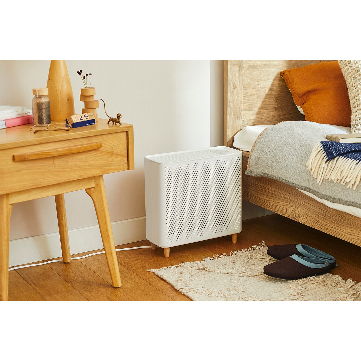 コンパクトフロア空気清浄機（空気清浄機/除湿機）｜(ブルーノ/BRUNO