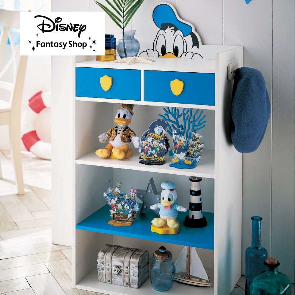 引出し付きコレクションラック「ドナルドダック」(ディズニー/Disney
