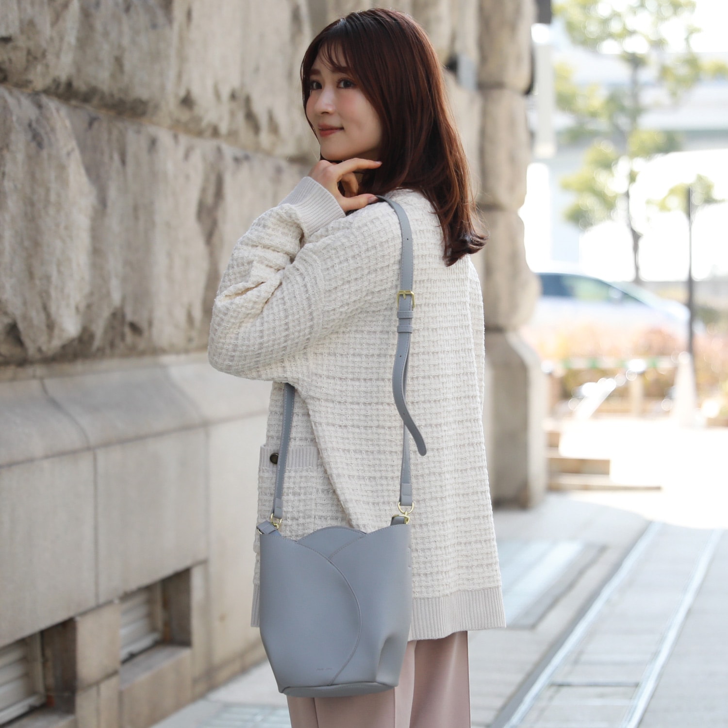 チューリップモチーフ トートバッグ(2WAY)(レガート ラルゴ/Legato