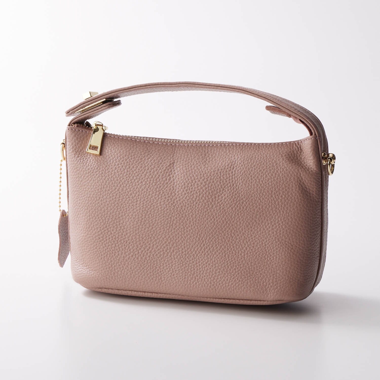 本革型押しミニショルダーバッグ(2WAY)(サクシフラージュ/saxifrage