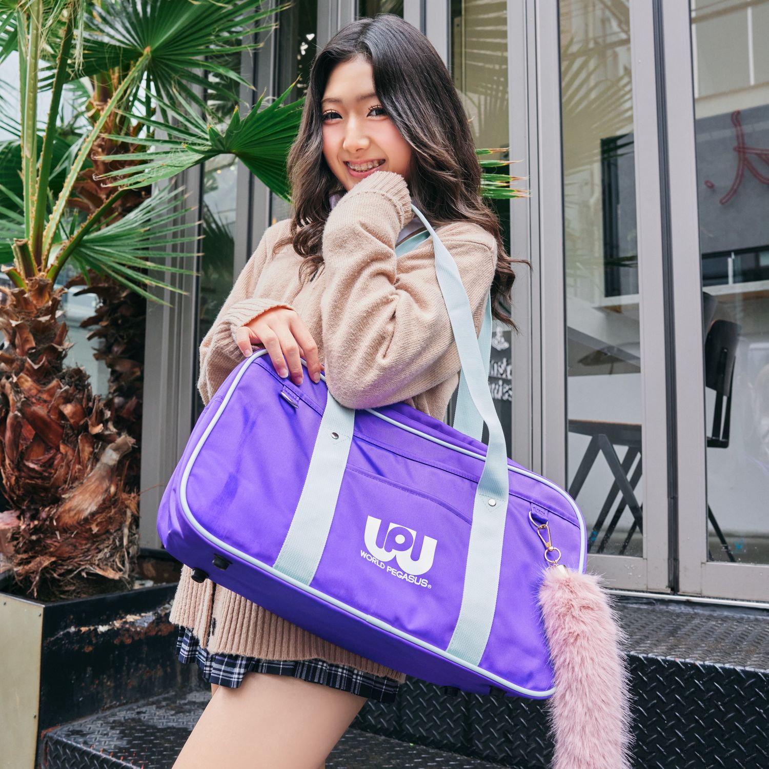 色が選べる「ワッペ」スクールバッグ【ティーンズ 子供・ジュニア