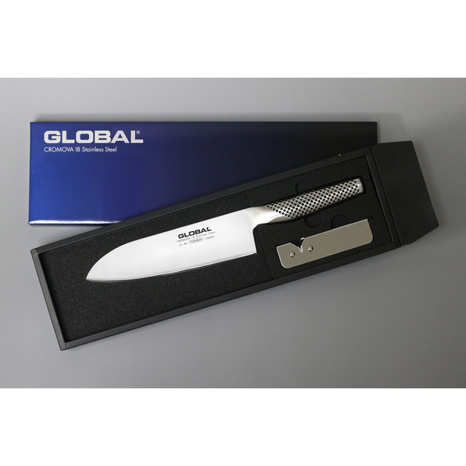 GLOBAL オールステンレスの三徳包丁2点セット(グローバル/GLOBAL