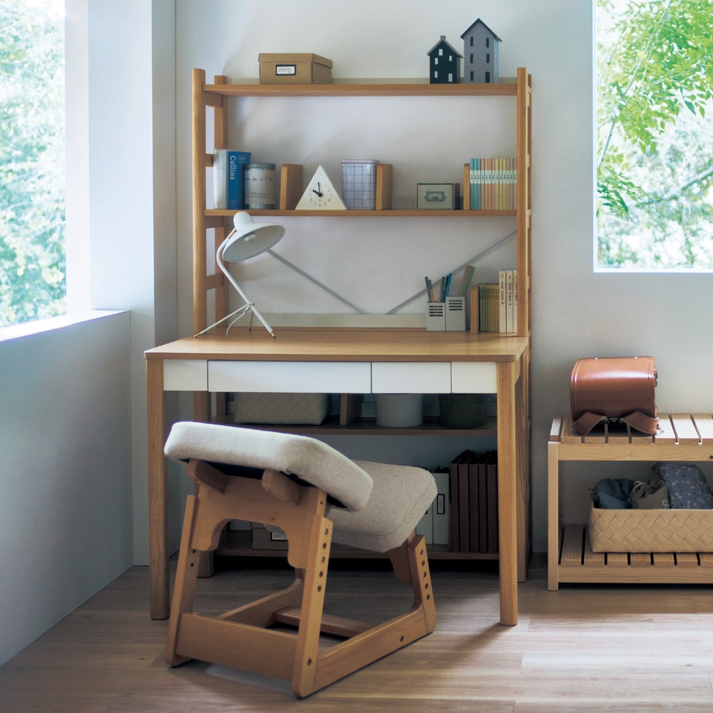 配色デザインの連結できる学習机・ラック ＜幅80cm／幅100cm＞｜通販の