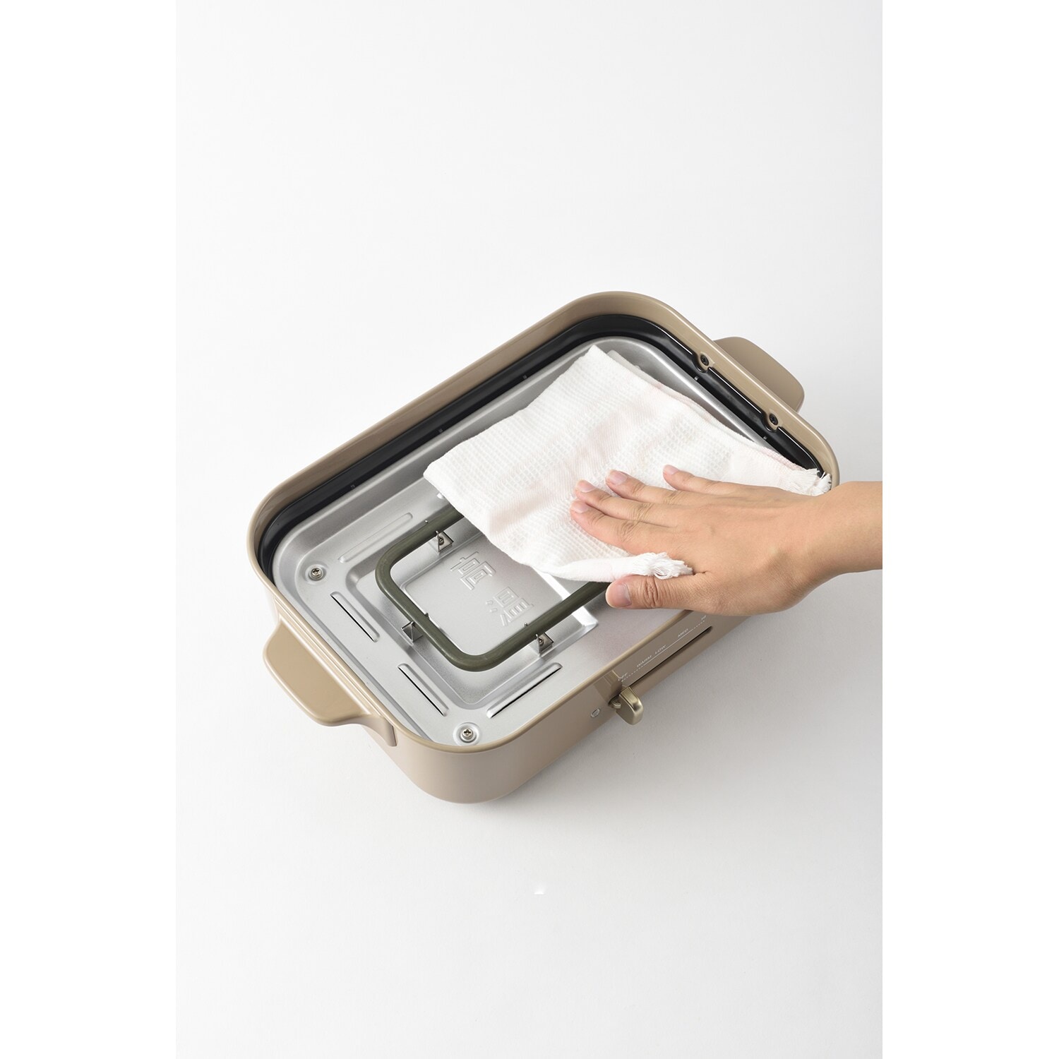 復刻限定カラー】コンパクトホットプレート サンドベージュ(ブルーノ